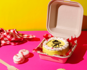 pineapple bento cake