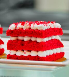 Red velvet pastry