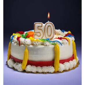 50th Birthday cake