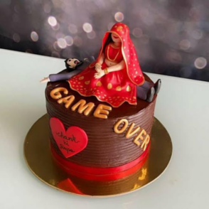 Game Over Bachellorate cake bhubaneswar